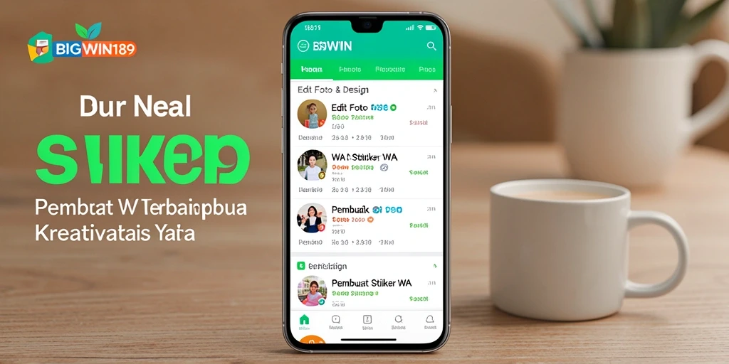 Tampilan antarmuka aplikasi BIGWIN189 yang menarik dan mudah digunakan.