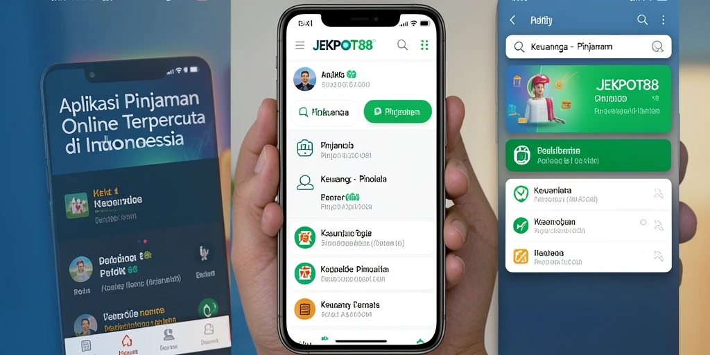 Tampilan antarmuka aplikasi JEKPOT88 yang modern dan mudah digunakan.