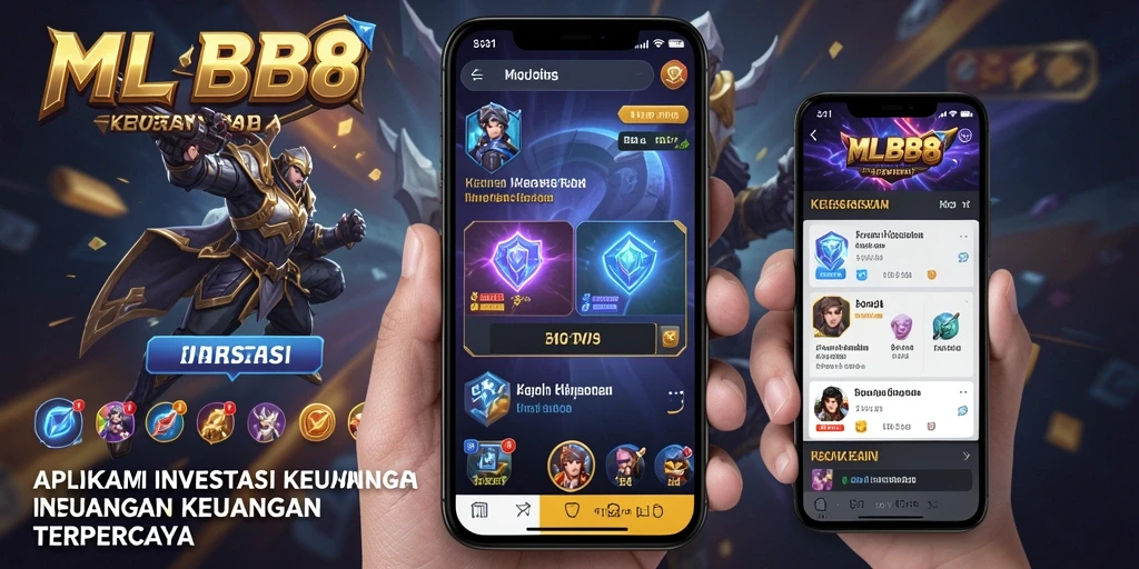Antarmuka aplikasi MLBB8 yang ramah pengguna dan kaya fitur investasi.