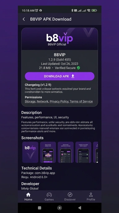 Unduh dan Instal APK b8vip untuk Android