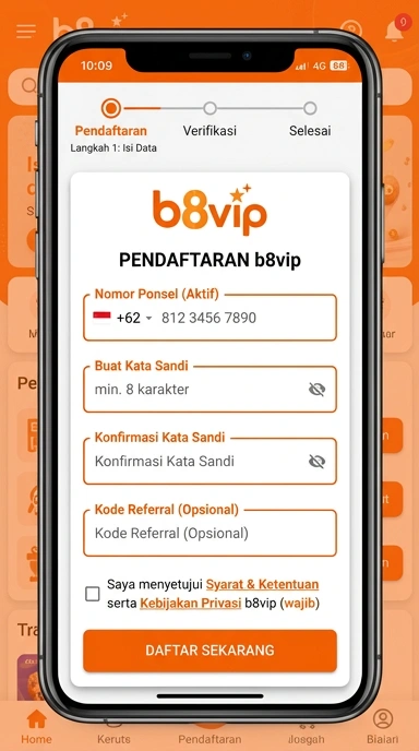 Panduan Lengkap Registrasi Akun b8vip untuk Android